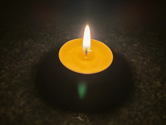100% Real Raw Pure Beeswax Aluminum Tea-lights