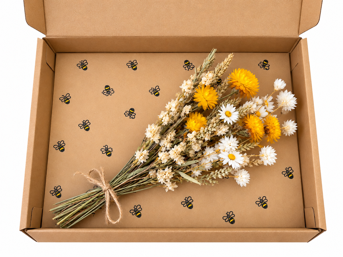 Letterbox Dried Flowers - Golden Meadow