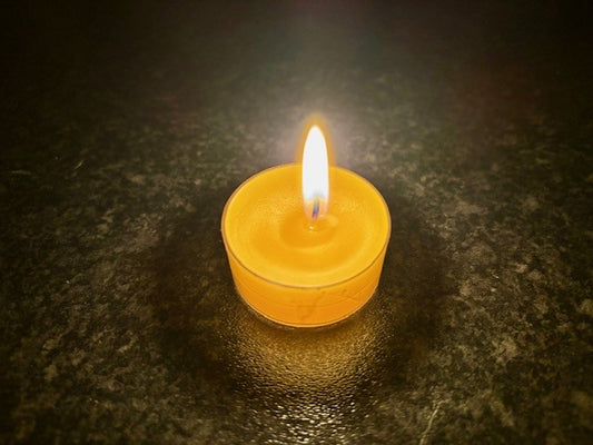 100% Real Raw Pure Beeswax Transparent Circle Tea-lights