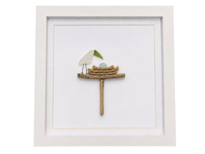 Sea Glass Stork