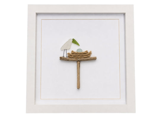 Sea Glass Stork