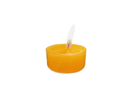 100% Real Raw Pure Beeswax Transparent Circle Tea-lights
